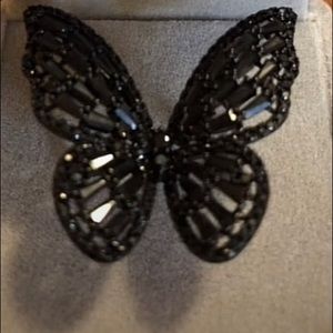BLACK CRYSTAL BUTTERFLY